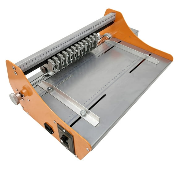 INTBUYING 16inch Adhesive Sticker Paper Cutter Sticker Half Cutting Machine Metal Yellow