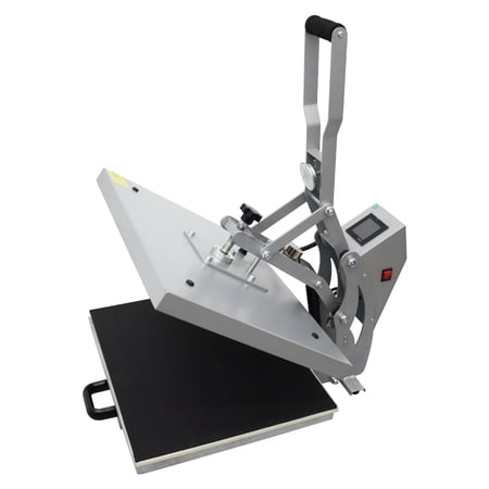 INTBUYING 16x20in Flat Heat Press Machine Magnetic Semi-Auto Heat Sublimation Transfer for Cloth Printing