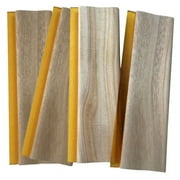 INTBUYING 18" Screen Printing Squeegee 75 Durometer Silk Stencil Oiliness Squeegee Wooden Screen Ink Scraper