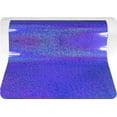 thumbnail image 1 of INTBUYING 19.29inch Width Glitter PET Laser Heat Transfer Vinyl for T-shirts Printing DIY Heating Press 1yard Blue, 1 of 1