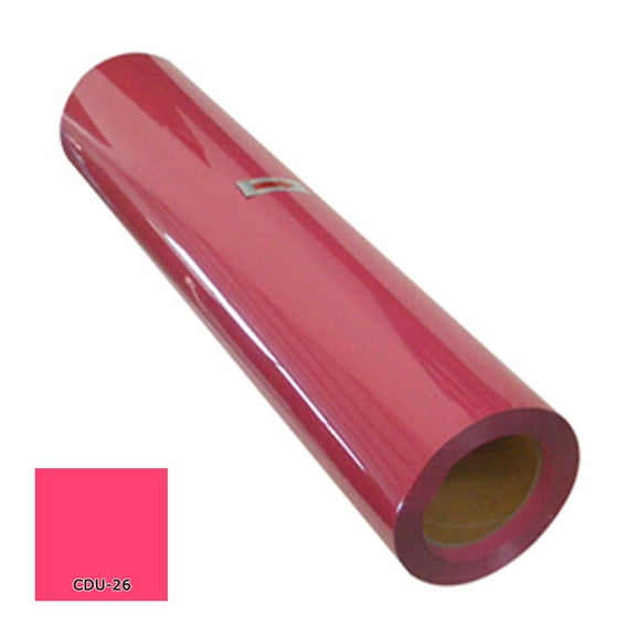 INTBUYING 1Yard 20inch PU Vinyl Film for T-Shirts Heat Press Transfer HTV Cutting Plotter Craft (Peach)