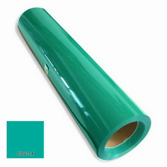 INTBUYING 1Yard 20inch PU Vinyl Film for T-Shirts Heat Press Transfer HTV Cutting Plotter Craft (Teal)