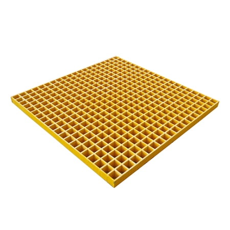 INTBUYING 2.6ft*2.6ft Fiberglass FRP Grating Panel Molded Floor Grating Structural Material