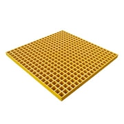 INTBUYING 2.6ft*2.6ft Fiberglass FRP Grating Panel Molded Floor Grating Structural Material