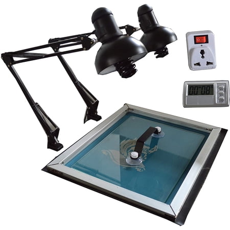 INTBUYING 20x20 Inch UV Exposure Unit Equipment for Silk Screen Printing Simple Type UV Exposure Unit Stencil Ink-Jet Making Plate Light