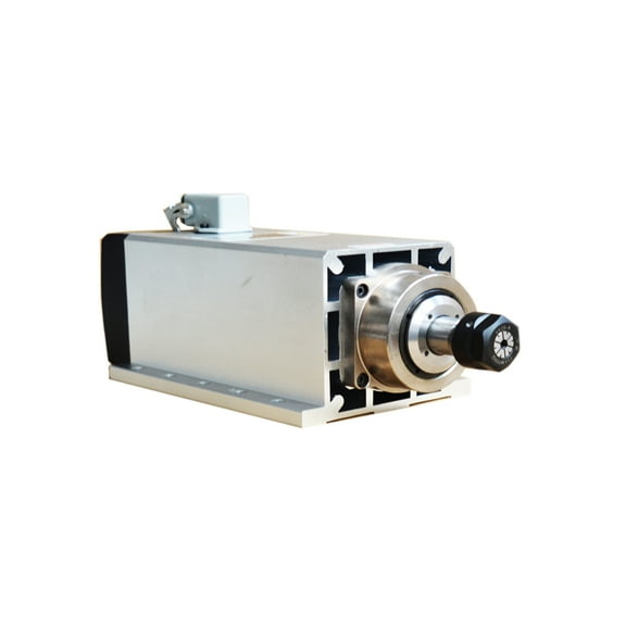 INTBUYING 220V 3.5KW Spindle Motor ER20 18000RPM Square Air Cooled Spindle Motor for CNC Router Engraving Milling Machine