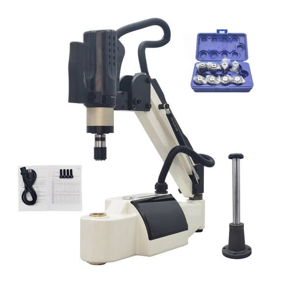 INTBUYING 220V M3-M16 Touch-Screen Electric Tapping Machine Intelligent Tapper with Flexible Arm