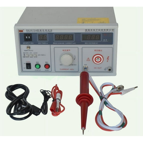 INTBUYING 220V RK2672AM Withstand Hi-Pot 5KV(AC/DC) 100VA Tester Withstand Voltage