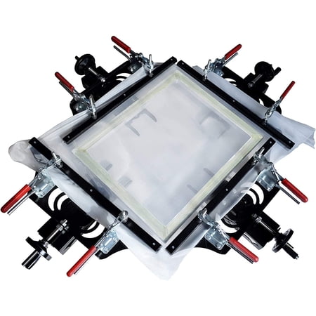 INTBUYING 24"x24" Manual Hand Screen Stretcher Mesh Stretching Equipment Plate Making Tool for Silk Screen Printing