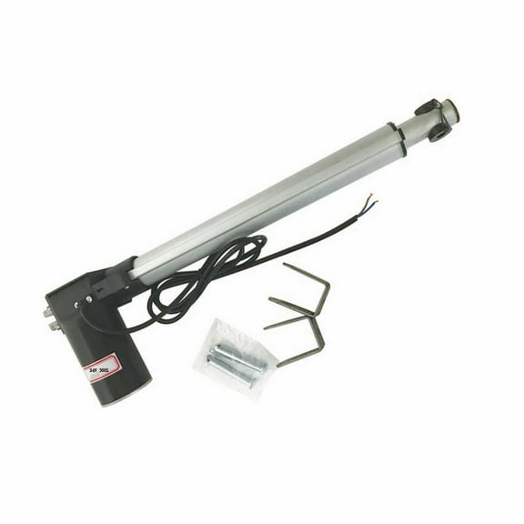 INTBUYING 24V DC Electric Linear Actuator Motor 300mm(11.8inch) Stroke 1320LBS(6000N) Heavy Duty Actuators Controller