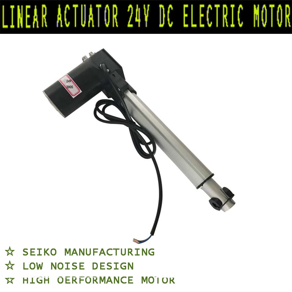 INTBUYING 24V DC Electric Linear Actuator Stroke 8Inch Industrial ...