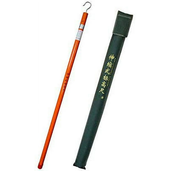 INTBUYING 26ft/ 8m Non-Conductive Fiberglass Telescoping Measuring Rod Ruler