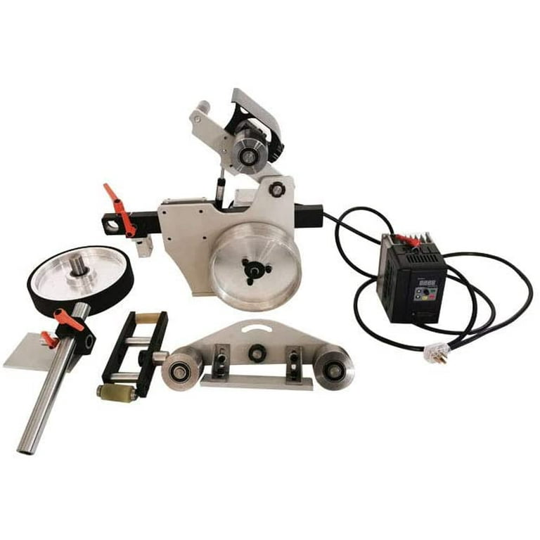 INTBUYING 2Hp Variable Speed 2x72 Belt Sander Knife Grinder Multi funchion for Metal Process 220V Walmart