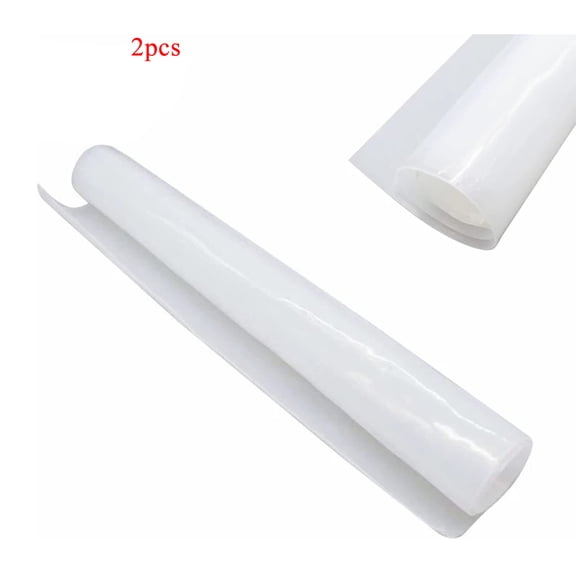INTBUYING 2pcs 20"x20"x0.39" Silicone Rubber Sheet Heat Resistant Flexible Gasket
