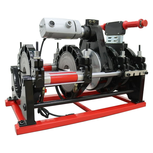 INTBUYING 3.54-9.84" Hydraulic Manual Pipe Fusion Welding Machine with 4 Clamps for PE PP PB PVDF