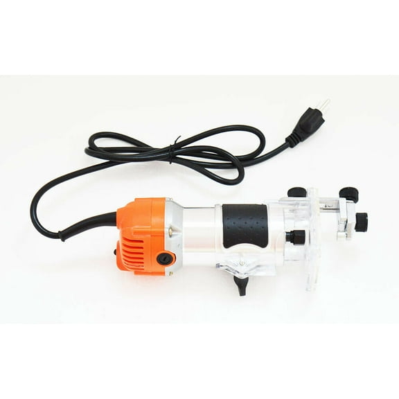 INTBUYING 30000RPM Electric Hand Trimmer Wood Laminate Palm Router Joiner Tool Device 110V 600W