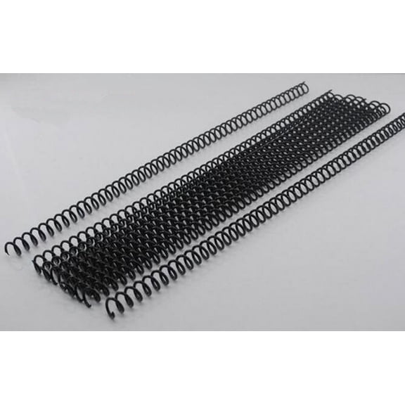 INTBUYING 300sheets Plastic Spiral Coil Supply for Binder Machine 1/2inch 3/8inch 5/16inch