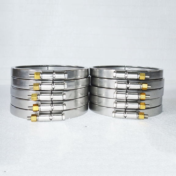 INTBUYING 304 Stainless Steel High Pressure Clip Clamp 25pcs/set