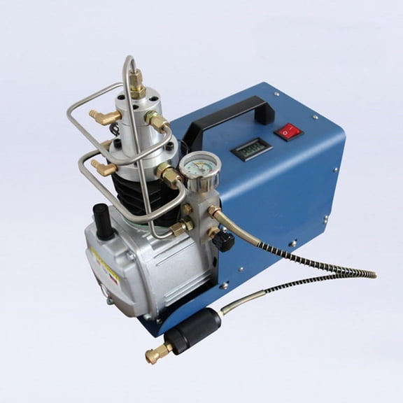 INTBUYING 30MPA High Pressure Electric Air Pump Hardback Version Blue