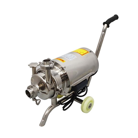 INTBUYING 3Ton/H Centrifugal Pump Sanitary Beverage Pump Stainless Steel without Switch