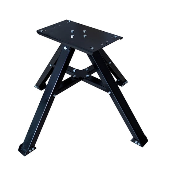 INTBUYING 4 Color 1 Station Screen Printing Machine Stand Table Universal Stander Black