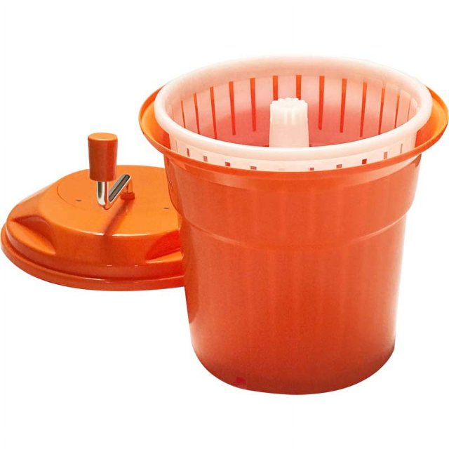 INTBUYING 4 Gallon Manual Salad Spinner Lettuce Dryer Commercial