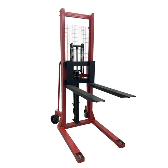 INTBUYING 4409lb/2T Manual Hydraulic Stacker Forklifts for Pallet