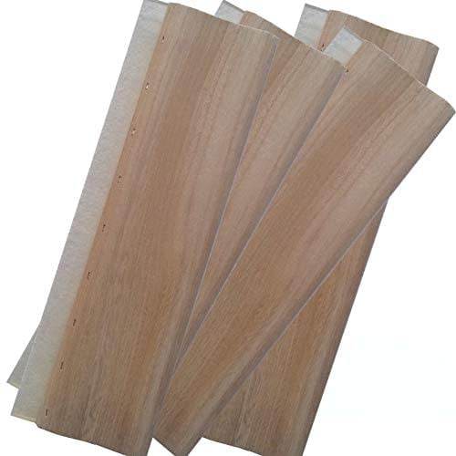 INTBUYING 4pcs 9.4" Silk Stencil Screen Printing Squeegee Wood Screen Ink Scraper Rubber Tools Water Squeegee 65 Durometer