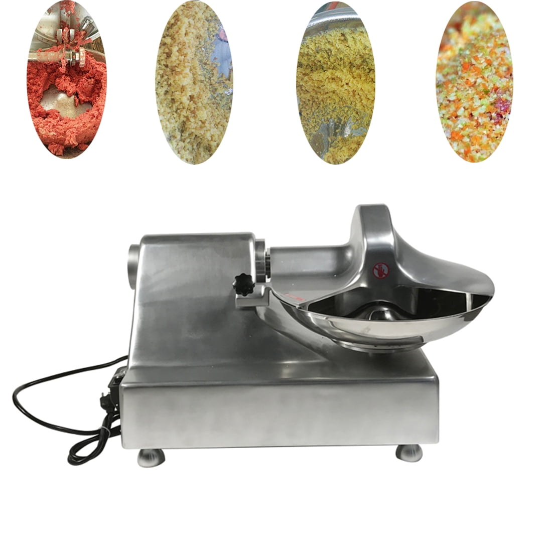 INTBUYING 5.5L Auto Meat Veg Shredder Food Chopper Processor 120kg/h