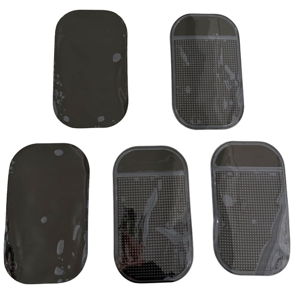 INTBUYING 5pcs Car Dashboard Sticky Pad Magic Anti-slip Non-slip Mat Car Dashboard Ahesive Mat for Cell Phone Cd Electronic Devices Phone Pad Black