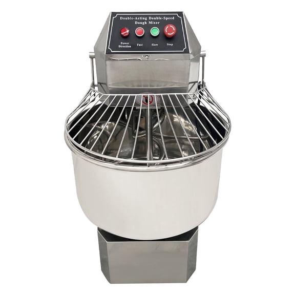 INTBUYING 50L Electric Dough Mixer Double Speed Double Action Stainless Steel