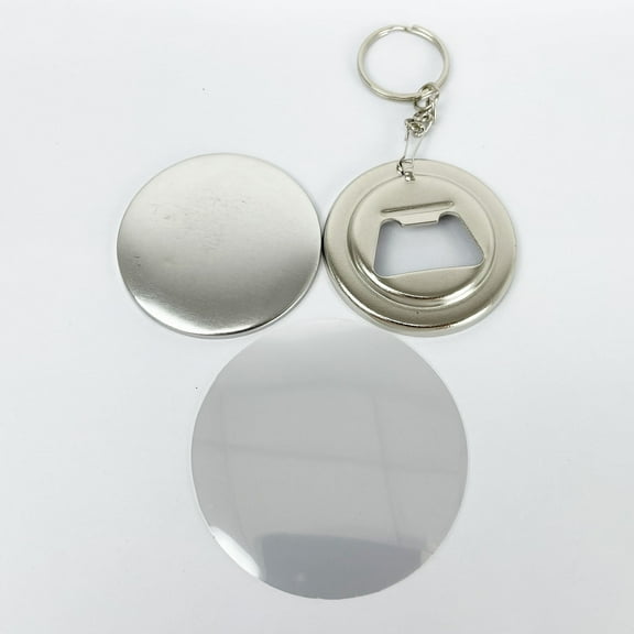 INTBUYING Φ58mm (2.28") Bottle Opener Button Parts 100 Sets/Pack