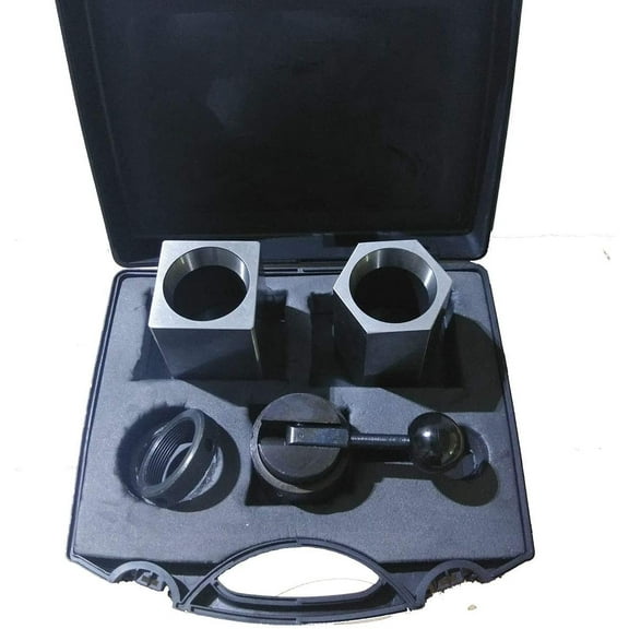 INTBUYING 5C Collet Block Set Square, Hex, Rings & Collet Closer Holder