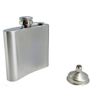 INTBUYING 5oz Hip Flask Set Stainless Steel Alcohol Pocket Flask with 1 Funnel