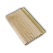 INTBUYING 6.3"(16cm)long Squeegee 65 Durometer Silk Stencil Screen Printing Squeegee Water-based Squeegee Wooden Screen Ink Scraper