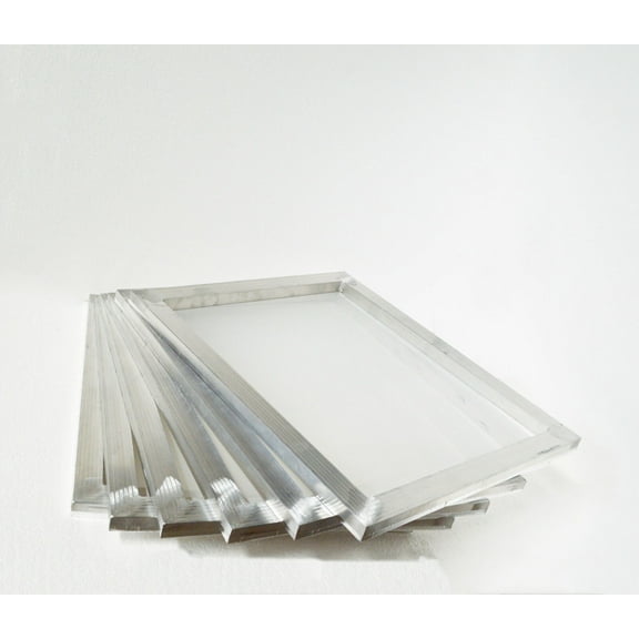 INTBUYING 6-Pack 7.5"x10" Stretched Screen Printing Screen Frame with mesh Aluminum Frame Silk Screen Press Tool with 120m screen