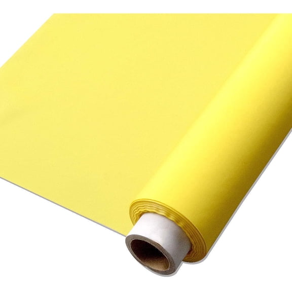 INTBUYING 6 Yards Silk Screen Printing Mesh Fabric Polyester Silk Stencil Printing Fabric Silk Screen Mesh 200 mesh Yellow