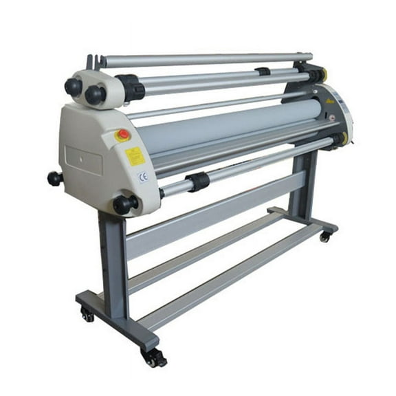 INTBUYING 63inch Full-Auto Pneumatic Low Temperature Cold Laminating Machine with Semi-Auto Remove Film System 110V
