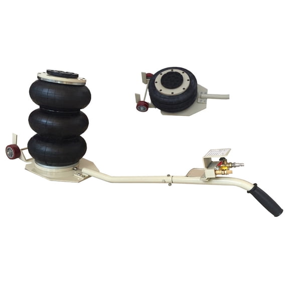 INTBUYING 6600lbs Triple Bag Air Jack 3 Ton Pneumatic Lift Car Repair Inflatable Bladder Jack