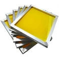 thumbnail image 1 of INTBUYING 6PCS 10"*14" Aluminum Pre-Stretched Silk Screen Printing Frame with 200 Mesh (80T) Yellow DIY, 1 of 9