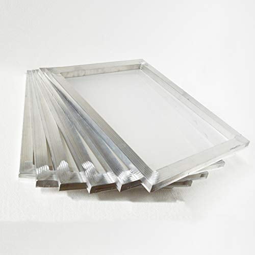 INTBUYING 6PCs 20"x24" Screen Printing Frame Mesh Pre-Stretched Aluminum Frame #007872