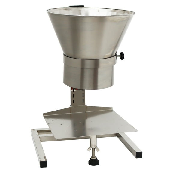 INTBUYING 7 Stainless Steel Feeding Hopper Manual Filling Sorting Funnel with Support Stand