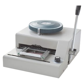 INTBUYING 71 Characters Convex Manual PVC/VIP ID Credit Card Embosser Stamping Machine