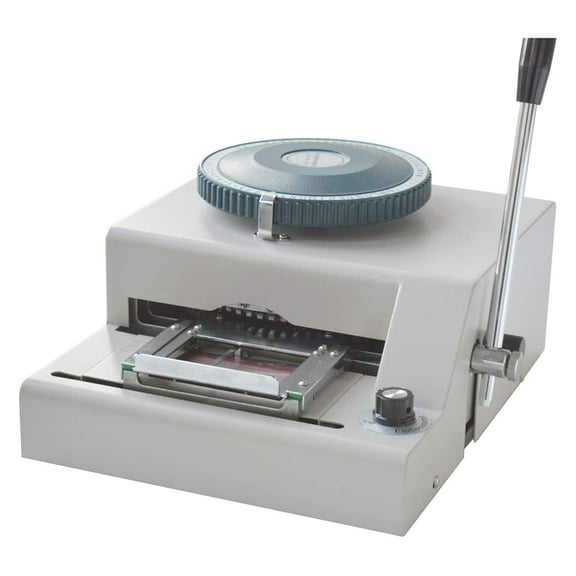 INTBUYING 71 Characters Convex Manual PVC/VIP ID Credit Card Embosser Stamping Machine