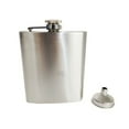 thumbnail image 1 of INTBUYING 7oz Hip Flask Set Stainless Steel Alcohol Pocket Flask with 1 Funnel, 1 of 8