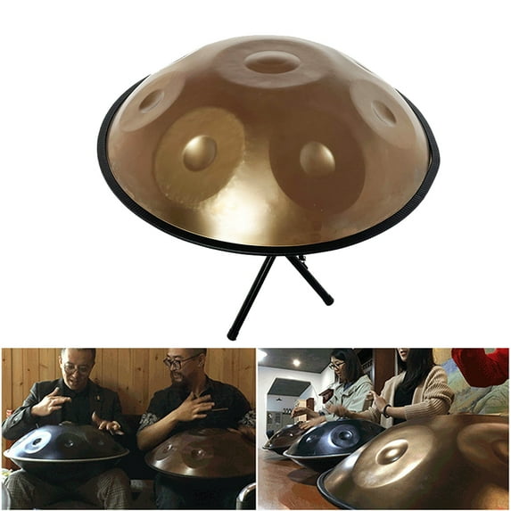 INTBUYING 9 Notes Percussion Drum Hand Pan Drum Musical Instrument