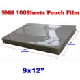 thumbnail image 1 of INTBUYING 9x12inch Clear Laminating Pouch Film for Thermal Hot Lamintor 100 Sheets/Pack, 1 of 6
