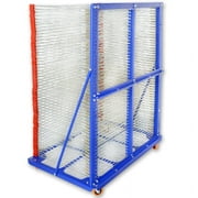INTBUYING Art Silk Screen Drying Rack Screen Printing Drying Shelf Movable Airing Paint Drying Tool 50-Layers