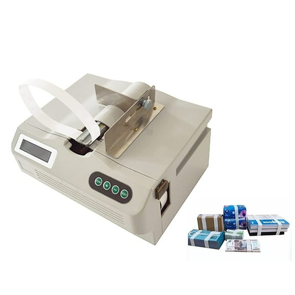 INTBUYING Automatic Cash Register Bill Packer Banknote Baling Machine