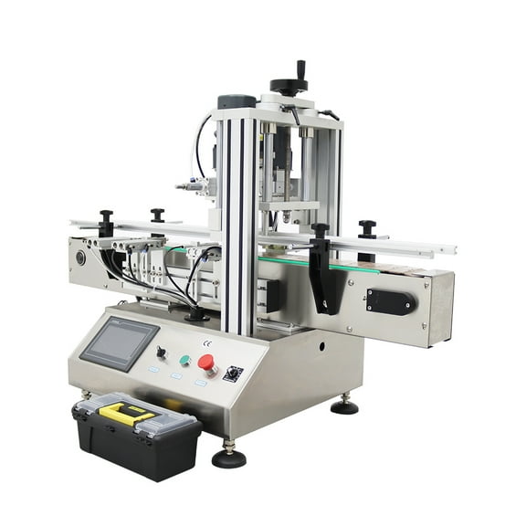 INTBUYING Automatic Desktop Conveyor Capping Machine Stainless Steel Cap Twisting Machine